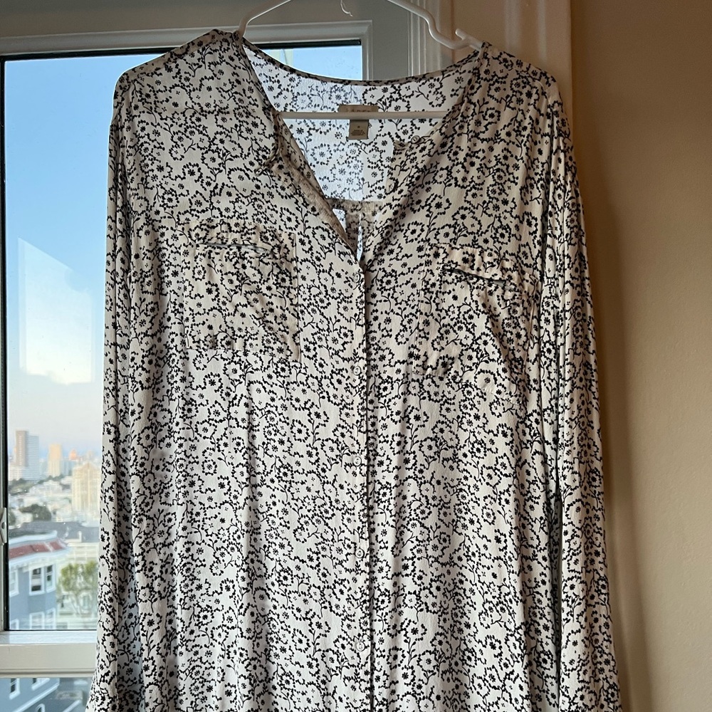 Lush Flower Shift Dress